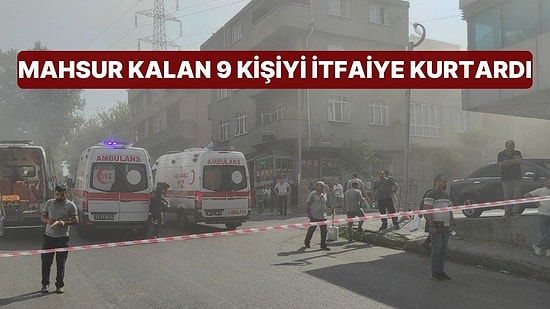 Bayrampaşa'da İş Merkezinde Yangın Çıktı