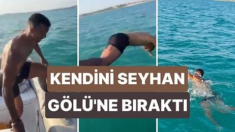 Adana Demirspor'un Yeni Transferi Luis Nani de Adana Sıcağına Dayanamadı ve Seyhan Gölüne Atladı