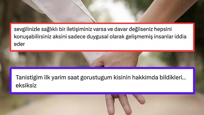 Kimse Anlayamadı! 'Sevgiline Bunları Anlatma' Başlıklı Tavsiye Listesi Gündem Oldu!