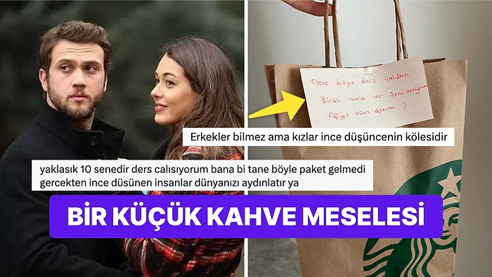 Sevgilisinin Starbucks’tan Yolladığı Kahveyi Paylaşan Kullanıcı ‘Nasip Olur mu?’ Dedirtti