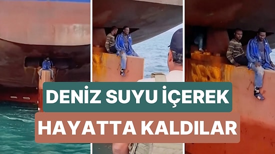 Dört Nijeryalı Avrupa'ya Göç Etmek İçin 14 Gün Boyunca Bir Geminin Dümen Yelpazesinde Yolculuk Yaptı