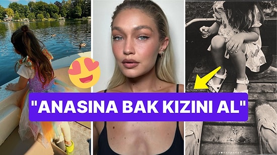 Bu Genetik Şaka mı? Gigi Hadid Boyu Kadar Kızının Fotoğraflarıyla Büyüledi!