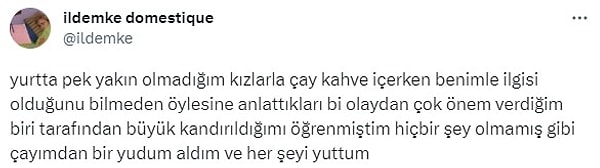 6. Arka fonda Aşk-ı Memnu gerilim müziği çalıyor.