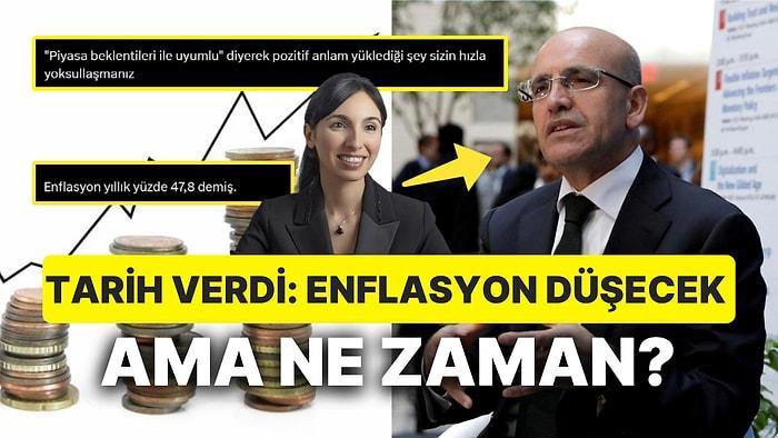 Mehmet Şimşek Enflasyonda Düşüş İçin Tarih Verdi: "Geçiş Sürecindeyiz"