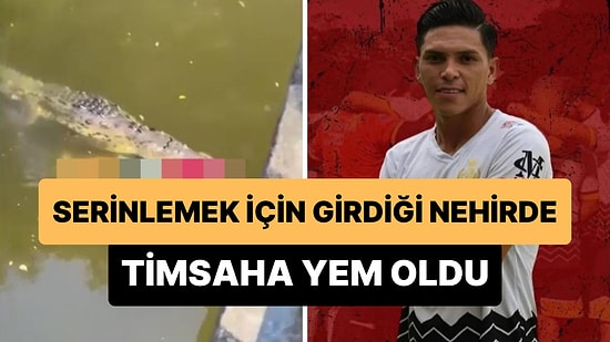29 Yaşındaki Futbolcu, Serinlemek İçin Girdiği Nehirde Timsaha Yem Oldu
