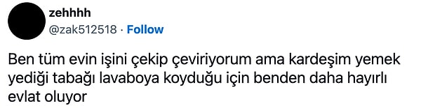 Çünkü ev işlerini yapmak yalnızca kadının rolüdür(!)