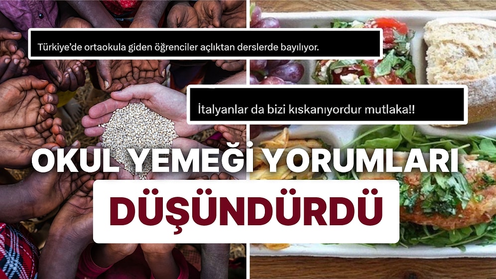 İtalya'da Ücretsiz Verilen Okul Yemeğine Gelen Yorumlar Düşündürdü