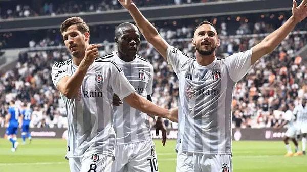 Beşiktaş, eşleşmenin ilk maçında rakibini 3-1 mağlup etmeyi başarmıştı.