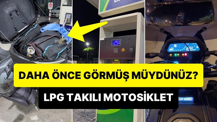 Bunu da Görmedik Demeyiz: Motosiklete LPG Taktıran Yurdum İnsanı