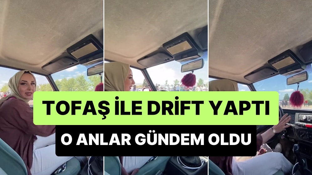 TOFAŞ ile Drift Yapan Kadın Sosyal Medyada Gündem Oldu