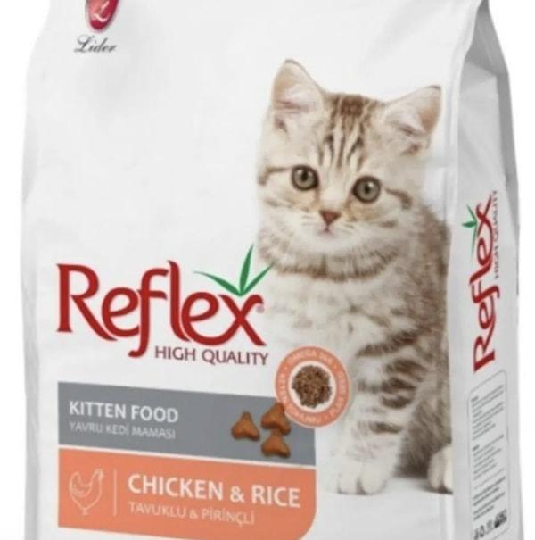 5. Reflex Tavuklu ve Pirinçli Yavru Kedi Maması