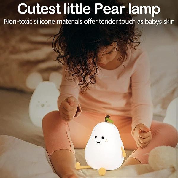 8. Çocuğunuzun odasına tatlılık katacak, zamanlayıcı ayarlı dokunmatik özellikli bir gece lambası.