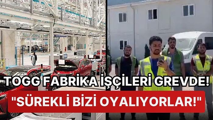 Bursa'daki TOGG Fabrikasında İki Aydır Maaşları Ödenmeyen İnşaat İşçileri Greve Başladı!