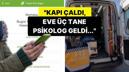 Bir Vatandaş Uygulamadan Sürekli "İyi Hissetmiyorum" Seçeneğine Tıklayınca Sağlık Bakanlığı Harekete Geçti