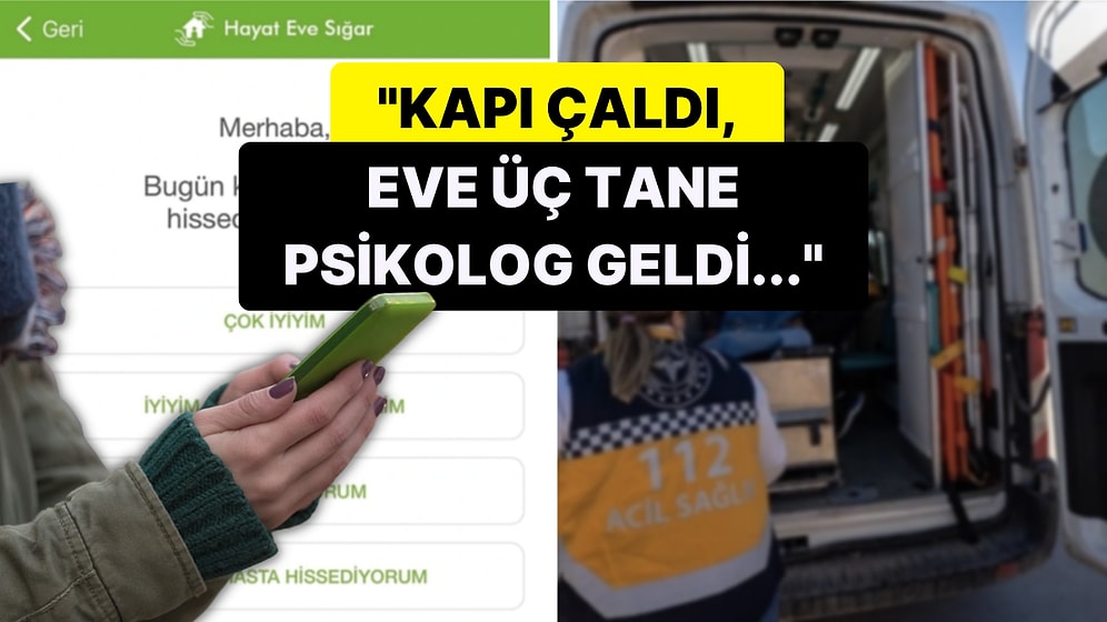 Bir Vatandaş Uygulamadan Sürekli "İyi Hissetmiyorum" Seçeneğine Tıklayınca Sağlık Bakanlığı Harekete Geçti