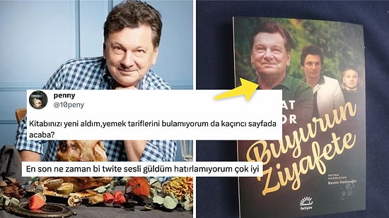 Vedat Milor, Hayatını Anlattığı Kitapta Yemek Tariflerini Bulamayan Kullanıcıya Verdiği Yanıtla Güldürdü