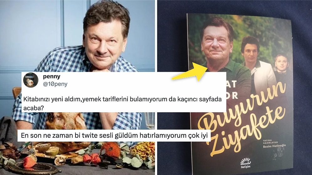 Vedat Milor, Hayatını Anlattığı Kitapta Yemek Tariflerini Bulamayan Kullanıcıya Verdiği Yanıtla Güldürdü