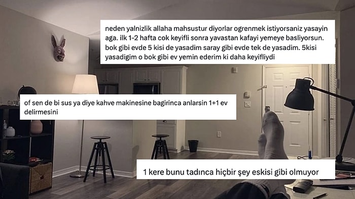 Tek Başına Yaşamayı Överek Anlatan Kullanıcıya Yalnızlığın Dibini Sıyıranlardan Tokat Gibi Yanıtlar