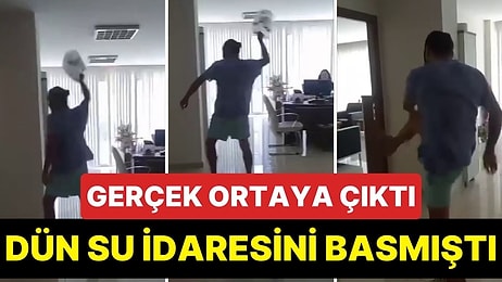 ’34 Gündür Suyum Akmıyor, Denizde Yıkanmaktan Bıktım' Diyerek Su İdaresini Basan Adamın Vanası Kapalı Çıktı!