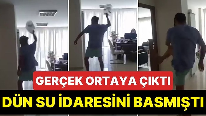 ’34 Gündür Suyum Akmıyor, Denizde Yıkanmaktan Bıktım' Diyerek Su İdaresini Basan Adamın Vanası Kapalı Çıktı!