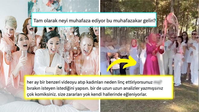 Muhafazakar Gelinin Alkolsüz Şampanya Eşliğinde Yaptığı Bekarlığa Veda Partisi Tartışmaların Odağında