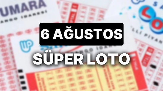 6 Ağustos Süper Loto Sonuçları ve Kazandıran Numaralar: 6 Ağustos Süper Loto Sonuç Sorgulama Sayfası