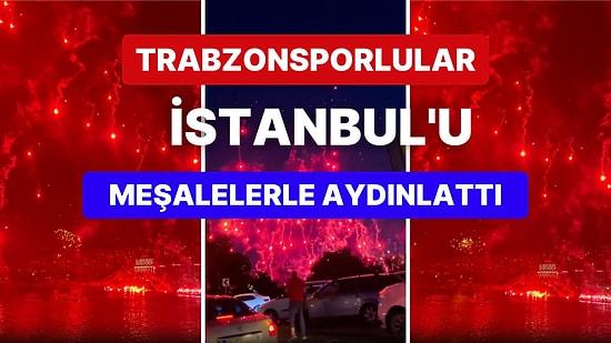 Trabzonspor'un Kuruluşunun 56. Yılını İstanbul'da Kutlayan Taraftarlardan Görsel Şölen