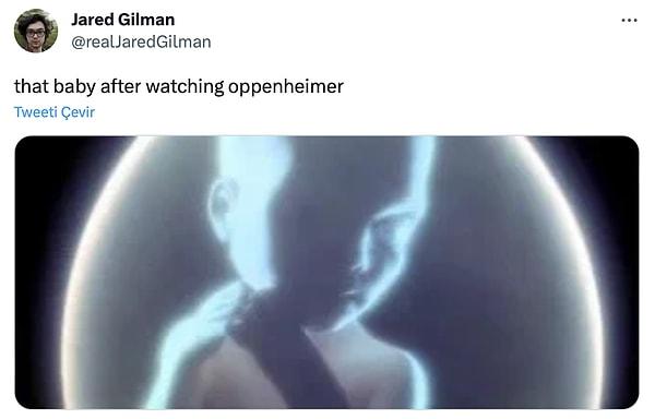 Bebek Oppenheimer'ı izledikten sonra...