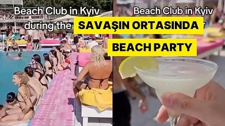 Kiev'de Çekildiği İddia Edilen Bir Havuz Partisi Görüntüleri Dünya Çapında Viral Oldu