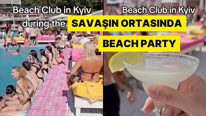 Kiev'de Çekildiği İddia Edilen Bir Havuz Partisi Görüntüleri Dünya Çapında Viral Oldu