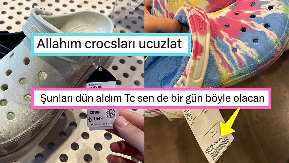 Son Dönemin En Büyük Trend'i Crocs Terliklerin Ucuzlaması İçin Ellerini Semaya Açan Kişiler