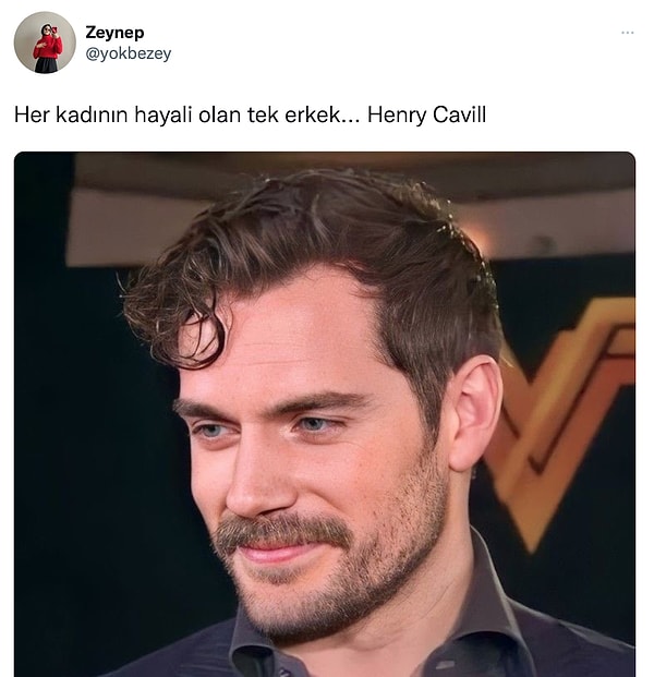 Geçtiğimiz saatlerde Twitter'da bir kullanıcı "Her kadının hayali olan tek erkek Henry Cavill" notuyla iddialı bir söylemde bulununca ortaya komik yorumlar çıktı!