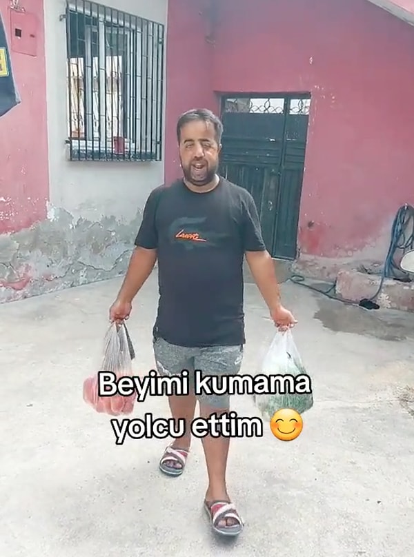 Bunun ardından geçtiğimiz gün "Beyimi kumama yolcu ettim" notuyla eşinin yolculuğa çıktığı bir video paylaştı ve akılları epey karıştırdı.