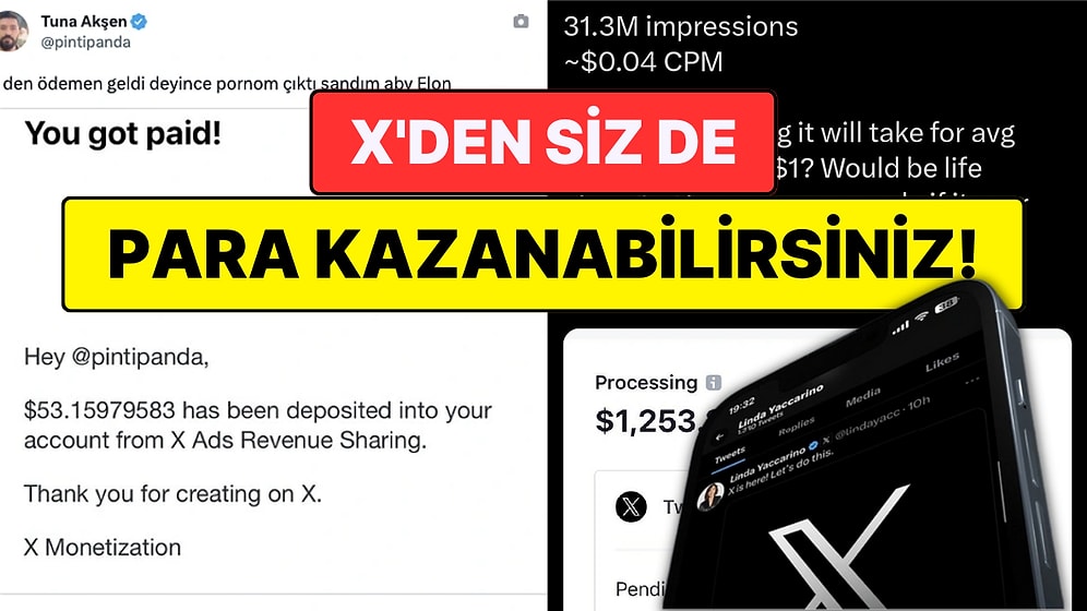 X (Twitter) Ödeme Yapmaya Başladı: Kullanıcılara Yatan Rakamları Görünce Hayatı Sorgulayacaksınız!