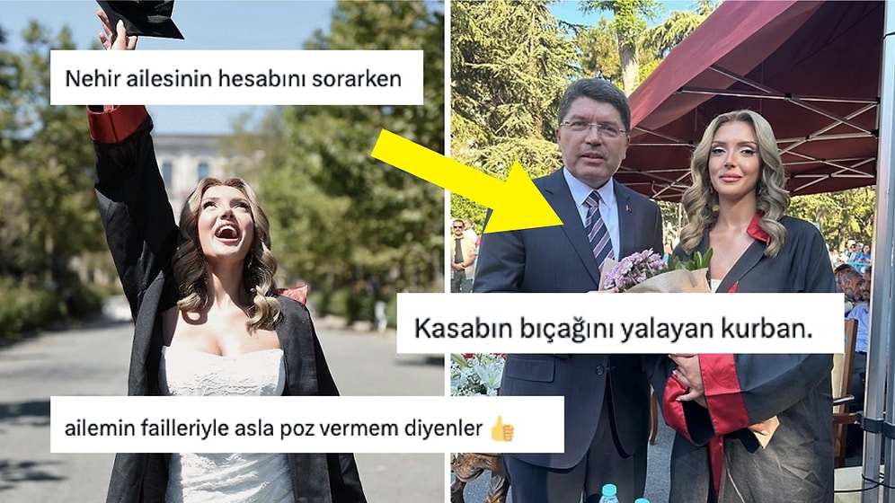 Depremde Ailesini Kaybeden Gencin Mezuniyetinde Adalet Bakanıyla Yan Yana Fotoğrafı Linç Sebebi Oldu