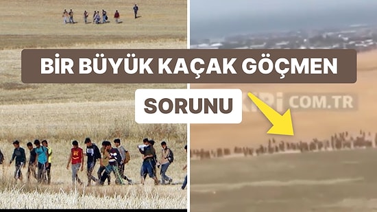 Kaçak Göçmenlerin Van Sınırından Ülkeye Adeta Akın Ettiği Anlar Yeniden Viral Oldu