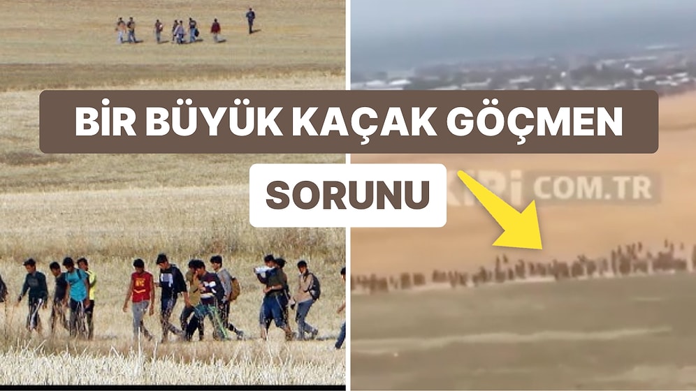 Kaçak Göçmenlerin Van Sınırından Ülkeye Adeta Akın Ettiği Anlar Yeniden Viral Oldu