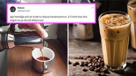Evde Yaptığı Soğuk Kahvede Bir Yanlışlık Olduğunu Düşünen Kullanıcıya Gelen Kahve Tarifleri