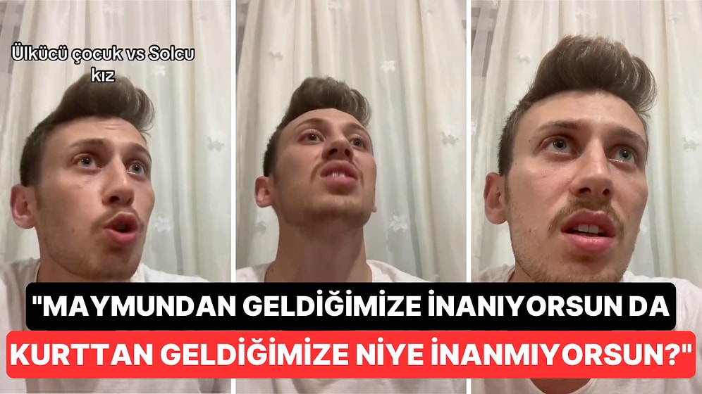 Ülkücü Çocukla Solcu Kızın Diyaloğu Kahkaha Fırtınası Estirdi!