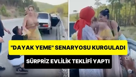 Sürpriz Evlilik Teklifi İçin 'Trafikte Dayak Yeme Senaryosu' Kurgulayan Adam Sevgilisine Sinir Krizi Geçirtti