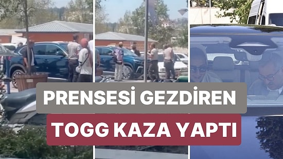 Suudi Arabistan Prensesi Lamia Bint Majid Al Sauda’yı Gezdiren TOGG Kaza Yaptı