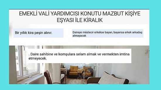 Kiracısının Önüne Sevr Antlaşması Gibi Maddeler Koyan Ev Sahibi Sinir Krizi Geçirtecek