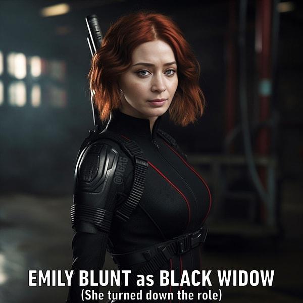 5. Black Widow rolünde Emily Blunt