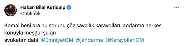 Kemal Aliyev ise tweetleri gördü.