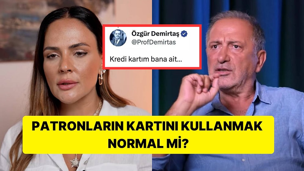 Buket Aydın ve Özgür Demirtaş Arasındaki Kredi Kartı Polemiğine Fatih Altaylı da Dahil Oldu!