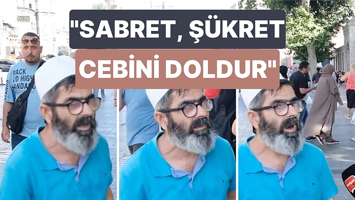 Sokak Röportajında Konuşan Bir Vatandaş Gelen Zamlara İsyan Etti: "Şükret Şükret, Neye Şükredeceksin?"