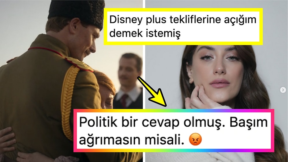 Hazal Kaya'nın Atatürk Dizisini Yayınlamaktan Vazgeçen Disney+'a Yönelik Sözleri Tartışma Yarattı!