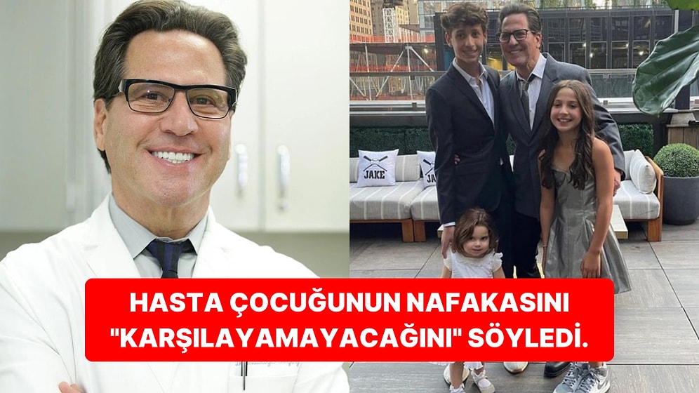 Eşiyle Boşanan Ünlü Dermatolog, Ciddi Bir Servete Sahip Olmasına Rağmen Hasta Çocuğuna Nafaka Vermeyi Reddetti