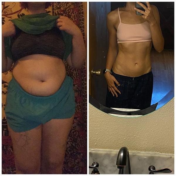 12. "19 ay ve 30 kilo sonra sonunda istediğim yerlere varmaya başladım."