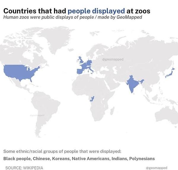 7. İnsanların hayvanat bahçelerinde sergilendiği ülkeler!